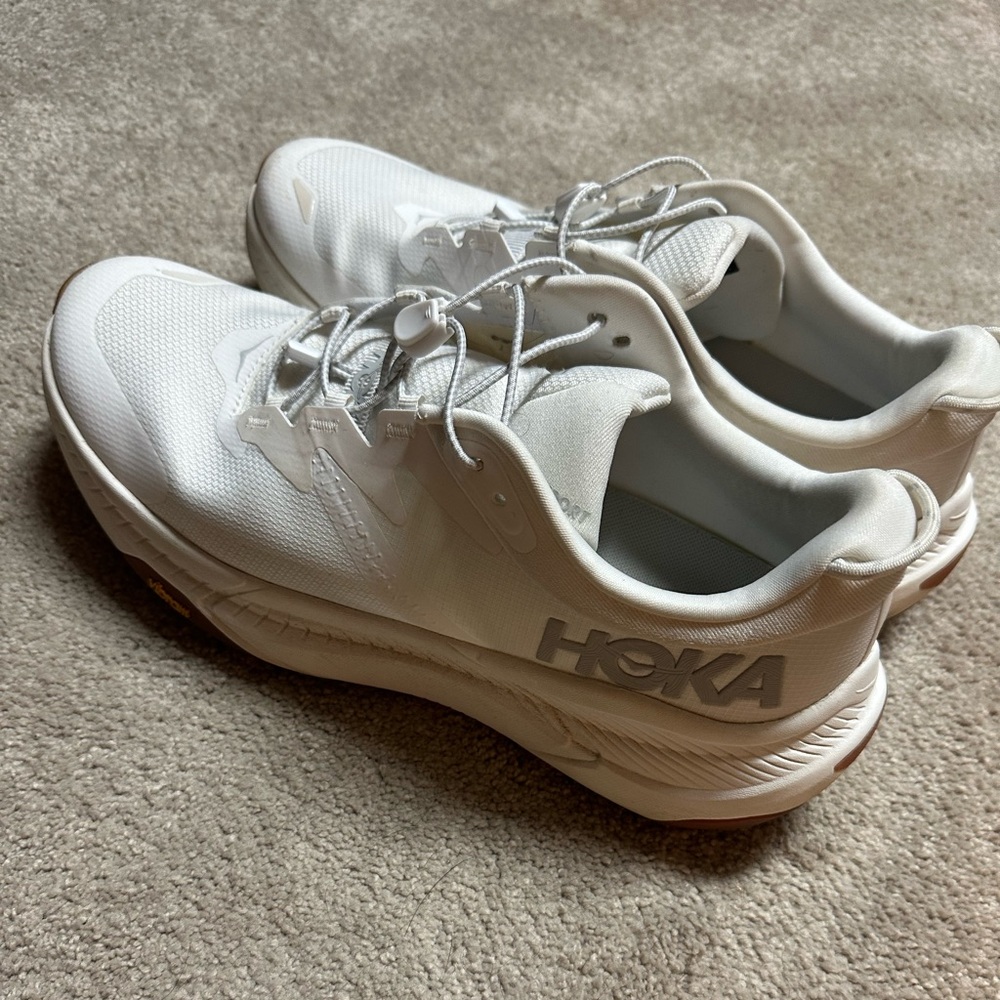 HOKA All-White Running Shoes